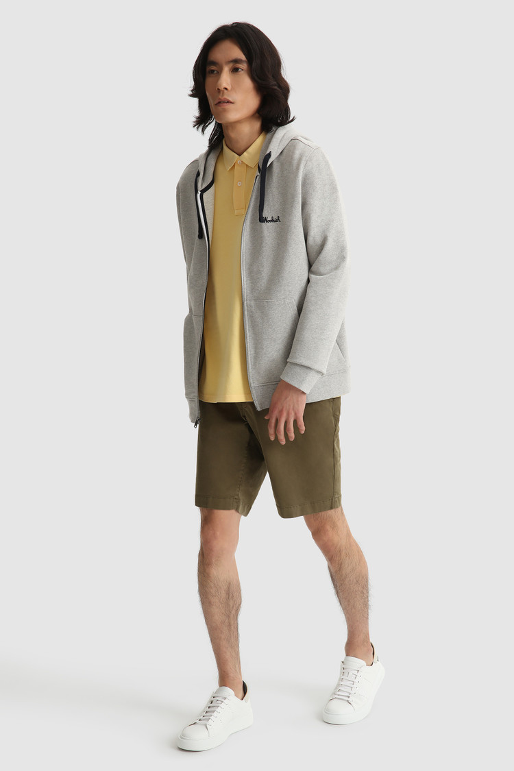 Felpa Essential full-zip con cappuccio