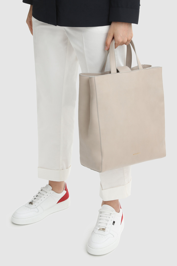 Tote bag with detachable strap White photo 8 | Woolrich