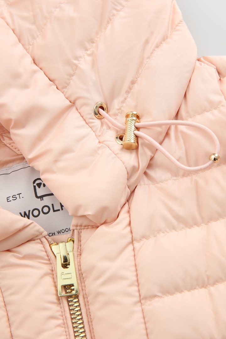 Gilet Hibiscus imbottito con cappuccio rosa photo 6 | Woolrich