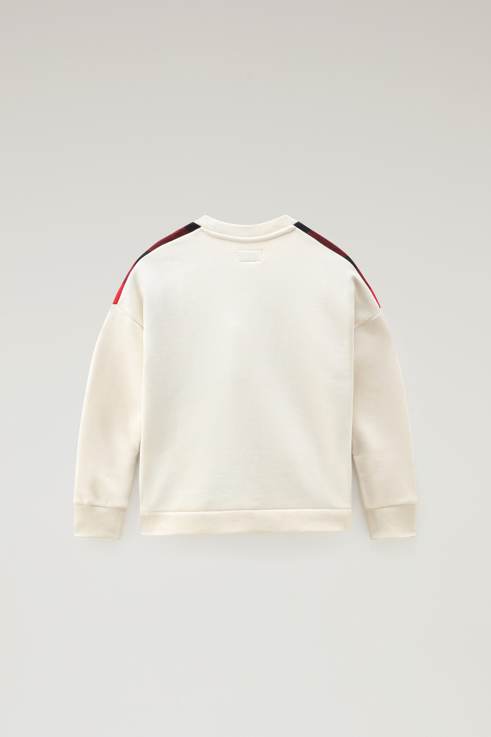 Mädchensweatshirt mit Buffalo-Karo aus Baumwolle rot photo 5 | Woolrich