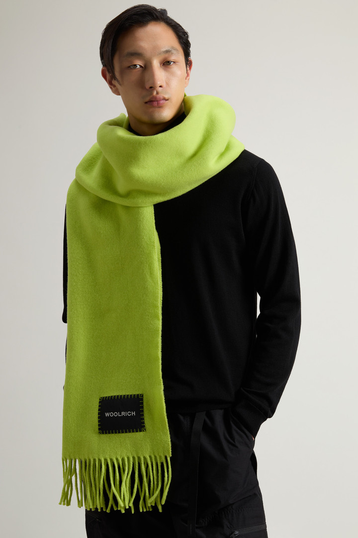 Pure Virgin Wool Scarf Yellow photo 4 | Woolrich