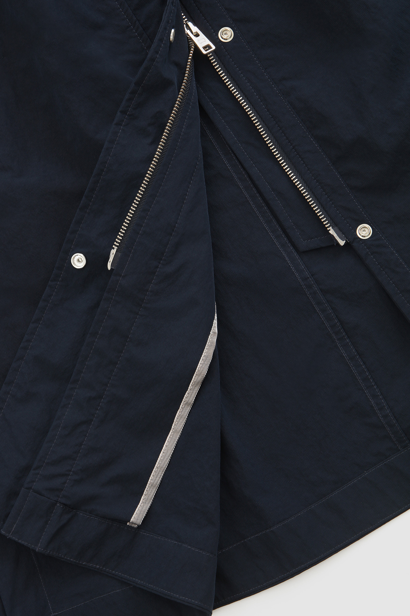 Briar Light Parka with Detachable Hood Blue photo 10 | Woolrich