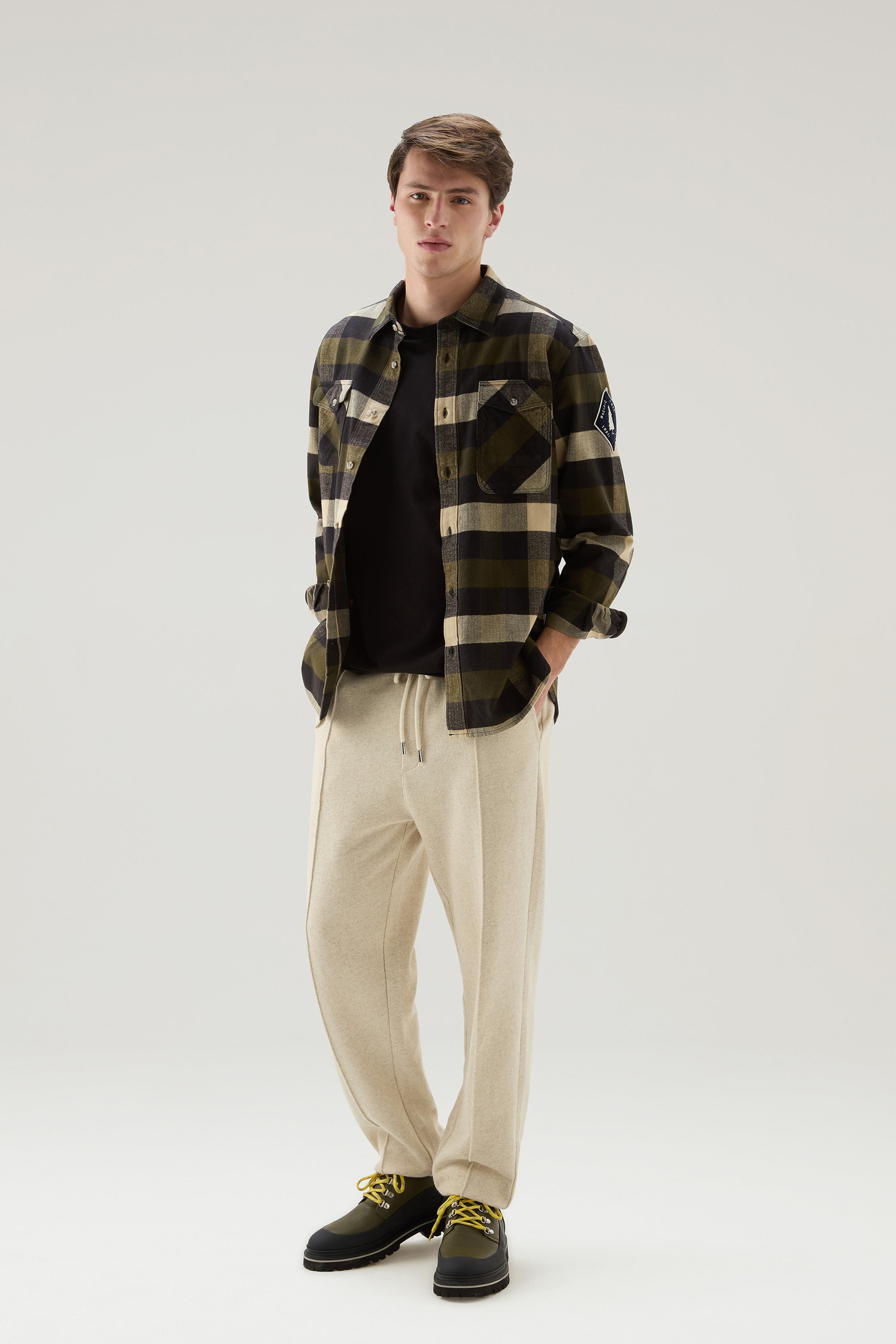 U.S. Trails Flannel Shirt Green photo 2 | Woolrich