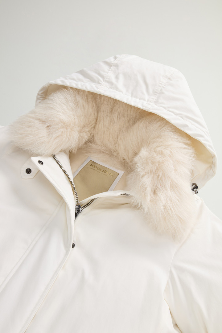 Arctic Parka in Mountain Cloth with Removable Hood and Fur White photo 6 | Woolrich