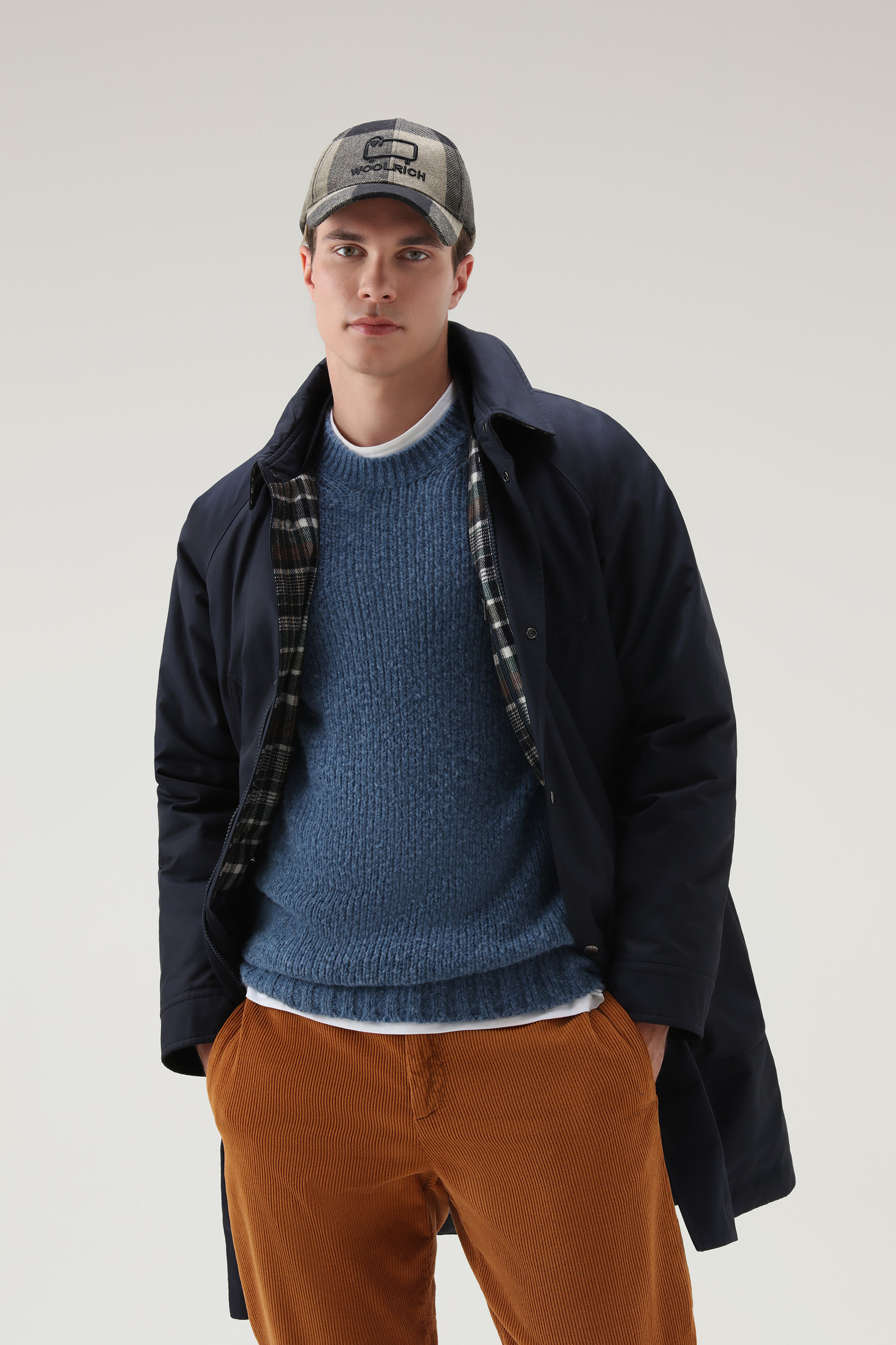 Authentic Coat with Raglan Sleeves Blue photo 2 | Woolrich