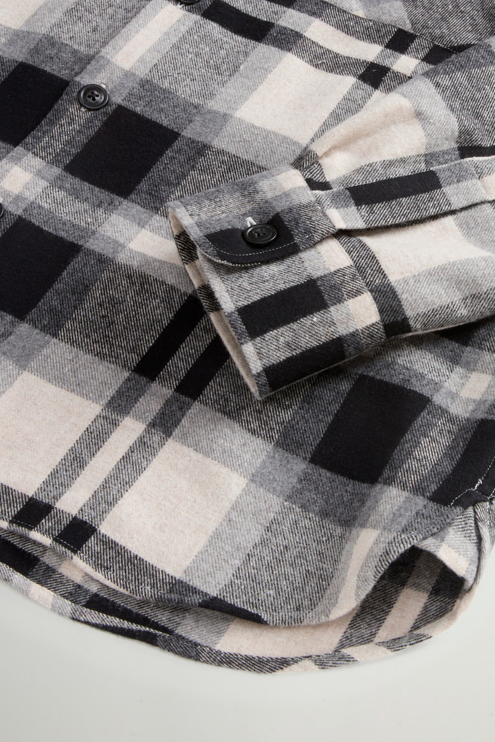 Checked Shirt in Cotton-Blend Flannel by Todd Snyder Beige photo 7 | Woolrich