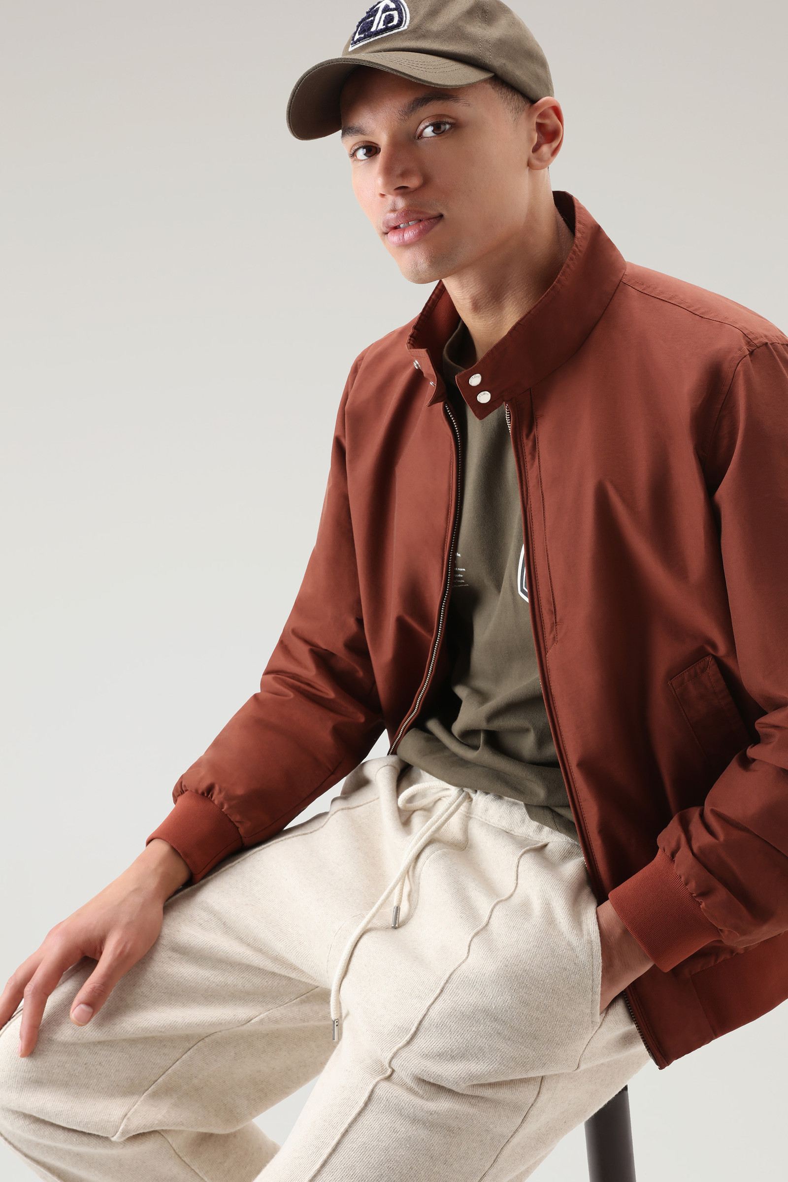 Cruiser Bomber in Light Eco Ramar Brown photo 4 | Woolrich