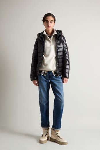 Aliquippa Lightweight Down Jacket Black | Woolrich