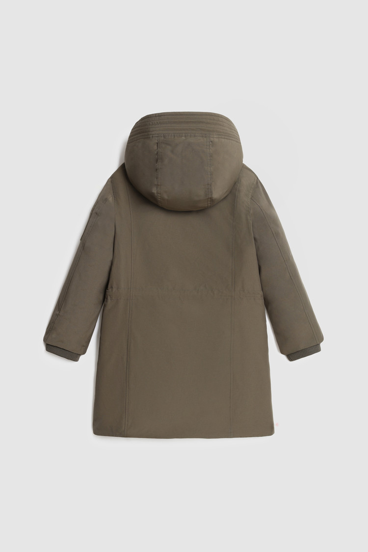 Girl's Mahan long Parka with removable hood