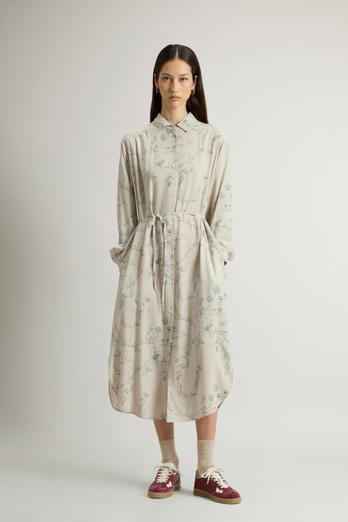Robe à motif floral Beige | Woolrich