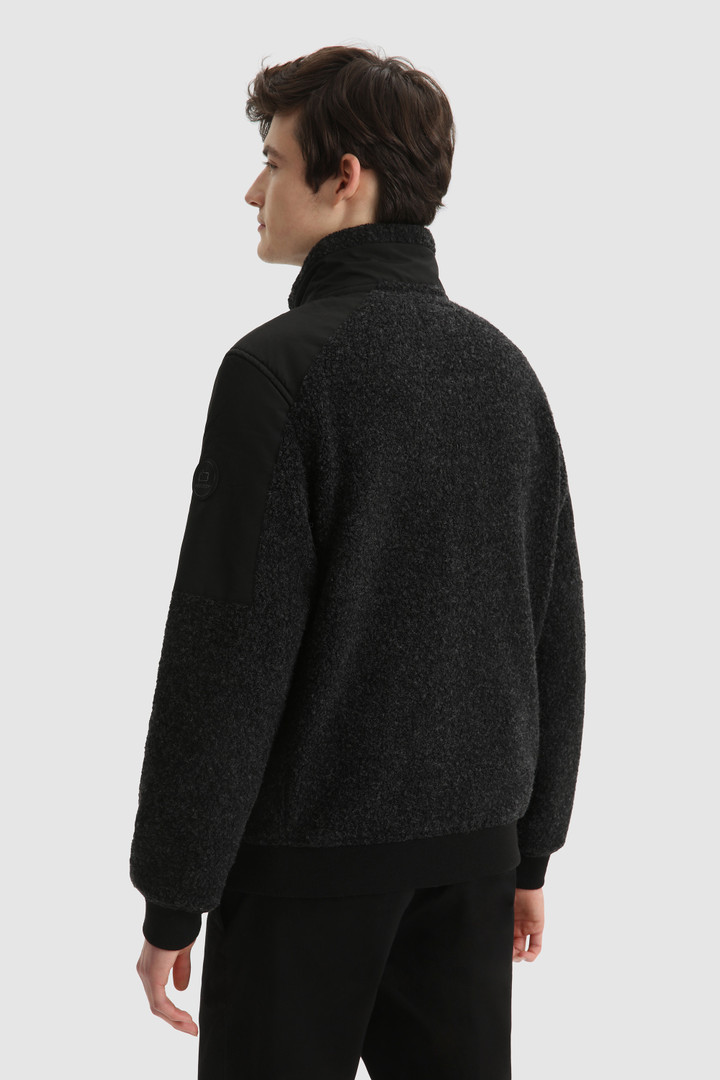 Sherpa full-zip Track Jacket with nylon inserts