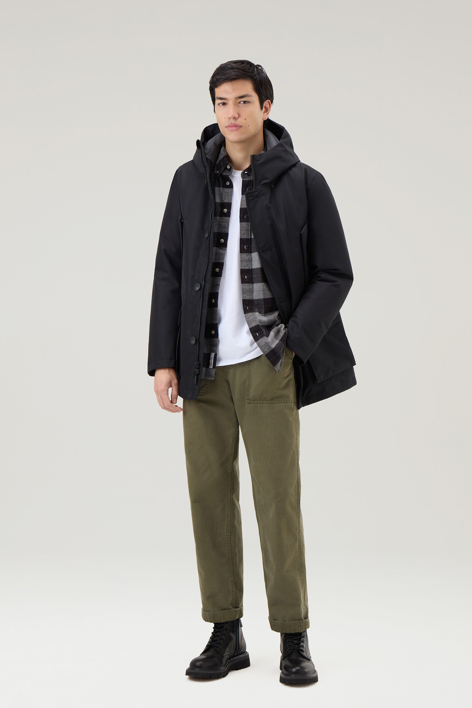 Woolrich luxury mountain store parka