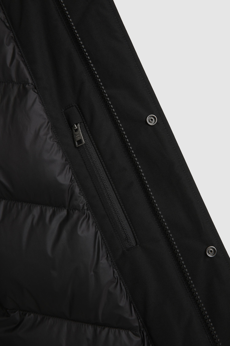 Polar Parka con collo alto e pelliccia removibile