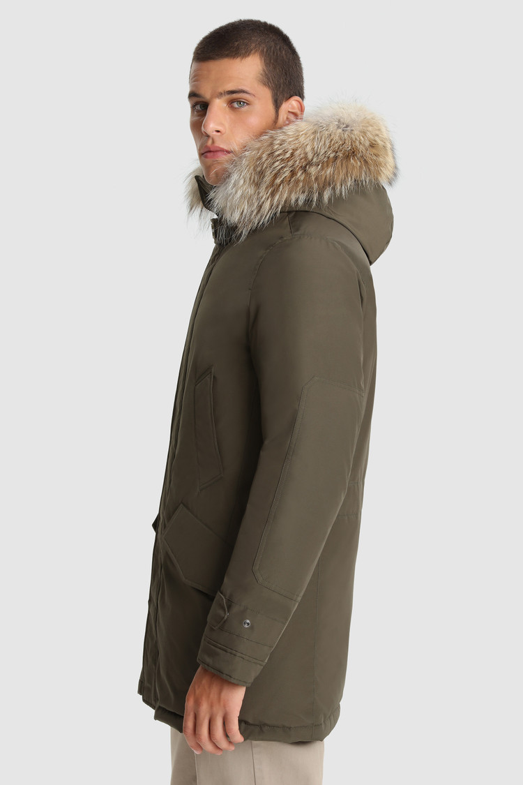 Polar Parka avec col haut et fourrure amovible