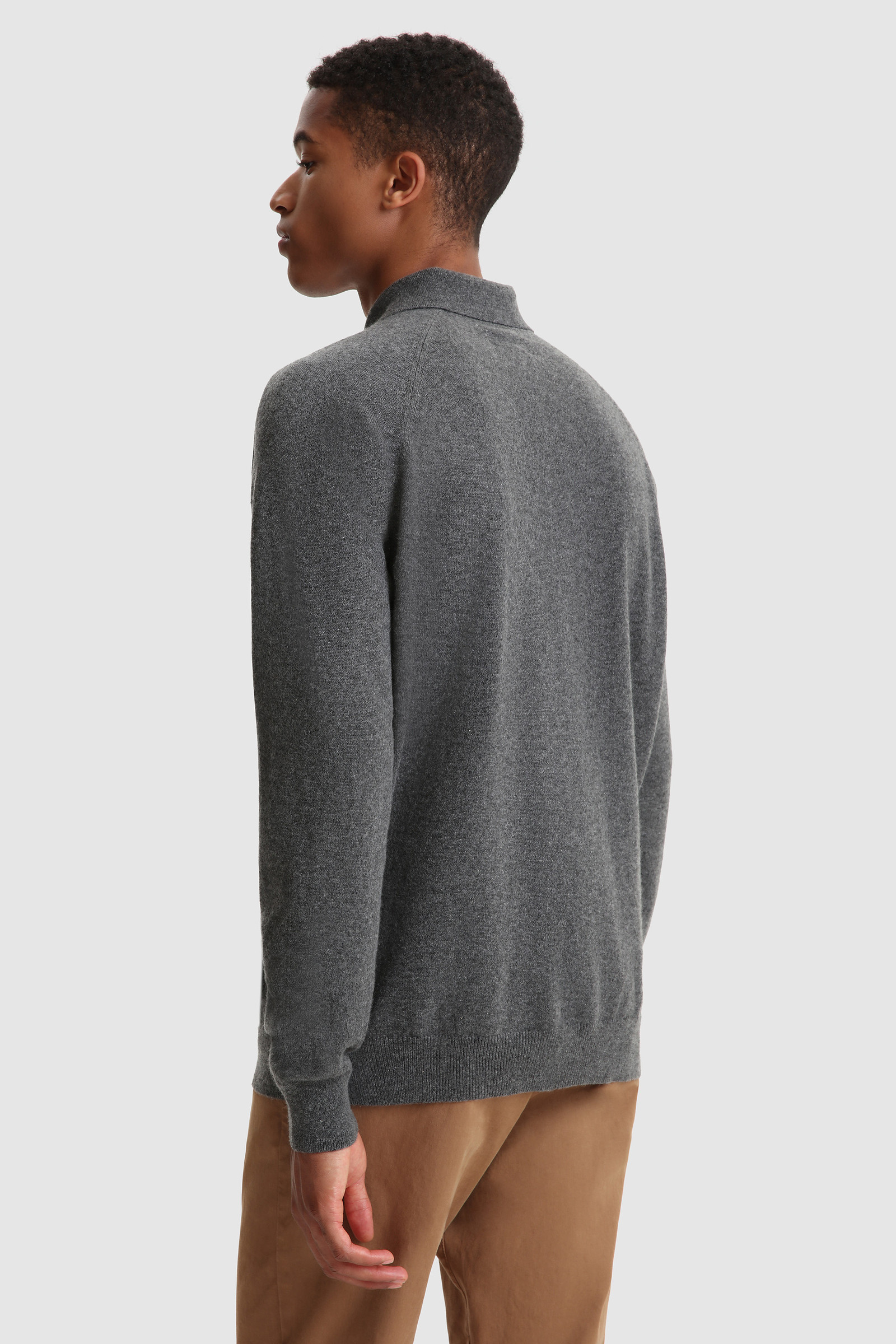 Luxury Polo in Cashmere Yarn Black photo 4 | Woolrich