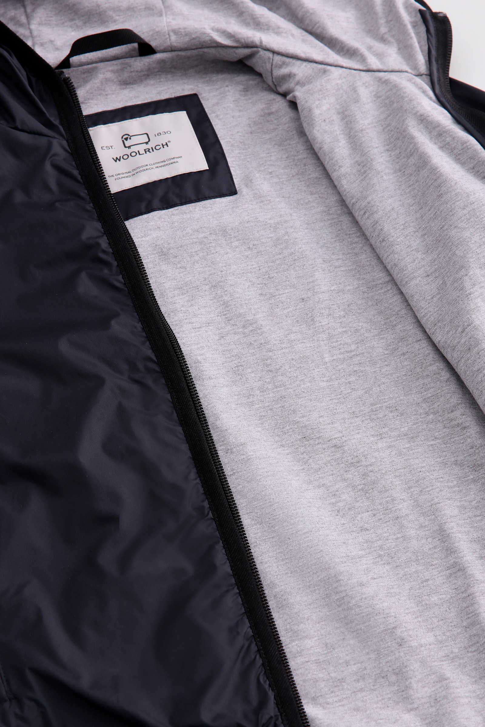 Chaqueta Ryker de niño con capucha azul photo 7 | Woolrich
