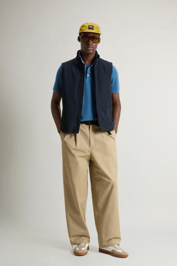 Quilted Sailing Vest in Two-layered Fabric Blue | Woolrich
