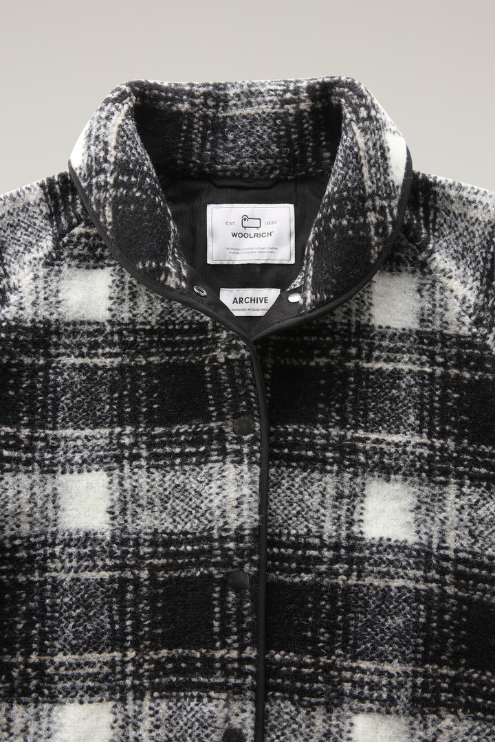 Wool Blend Gentry Check Bomber Black photo 2 | Woolrich