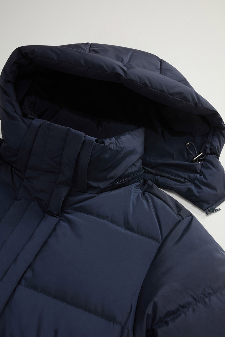 Doudoune Alsea en nylon élastique avec capuche amovible Bleu photo 7 | Woolrich