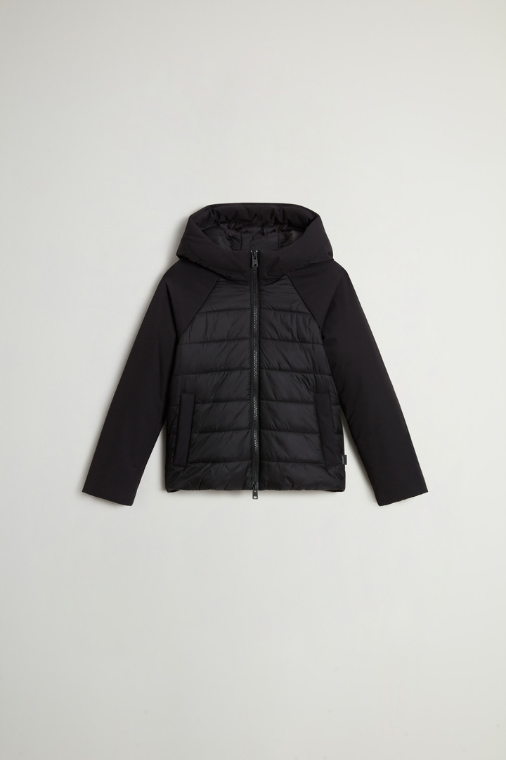 Girls’ Firth Hybrid Jacket in Two-layer Fabric Black photo 1 | Woolrich