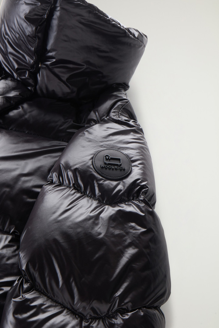 Aliquippa Down Jacket in Glossy Nylon Black photo 7 | Woolrich