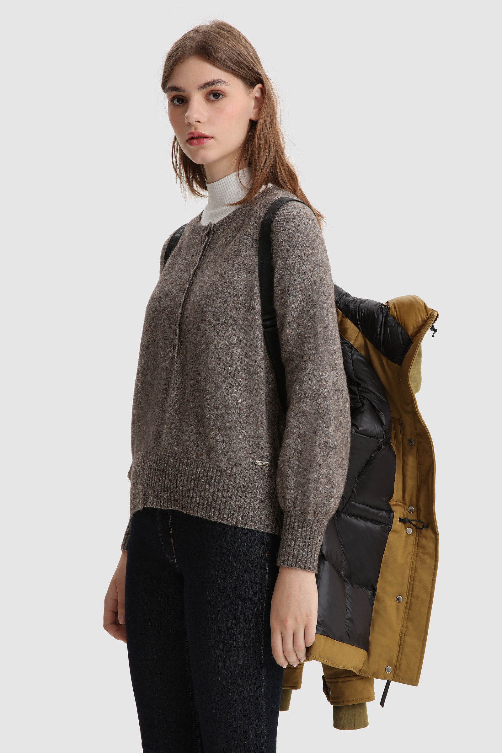 Yetna Parka con cordón ajustable