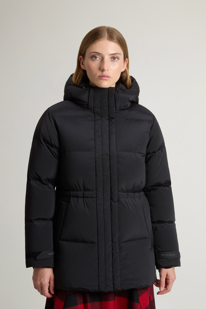 Alsea Stretch Nylon Down Jacket with Removable Hood Black photo 1 | Woolrich