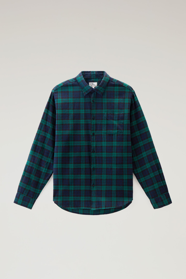 Plaid Shirt in Lightweight Flannel Black photo 5 | Woolrich