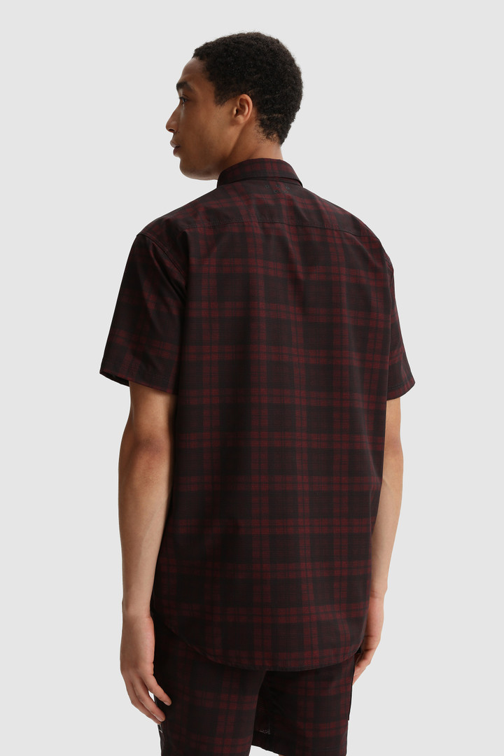 Half-sleeve Cool Mesh shirt with Blackwatch pattern