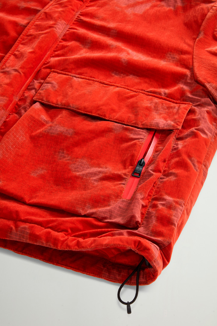 Olmetex Ripstop Nylon Jacket with Camouflage Motif by Todd Snyder Orange photo 9 | Woolrich