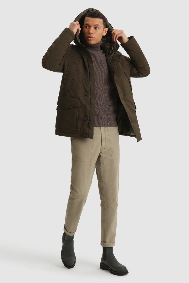 Parka City en tissu haute performance effet laine