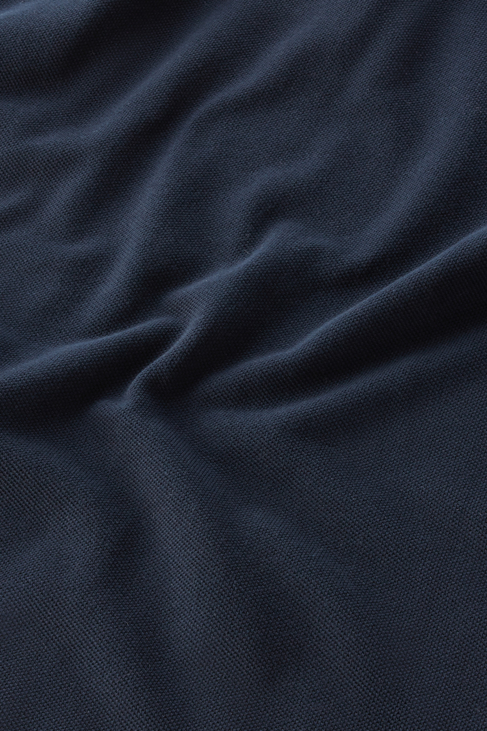 Polo en piqué de pur coton bleu photo 8 | Woolrich