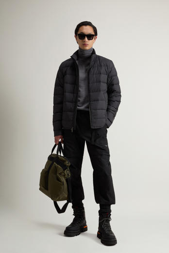 Doudoune légère en microfibre Noir | Woolrich