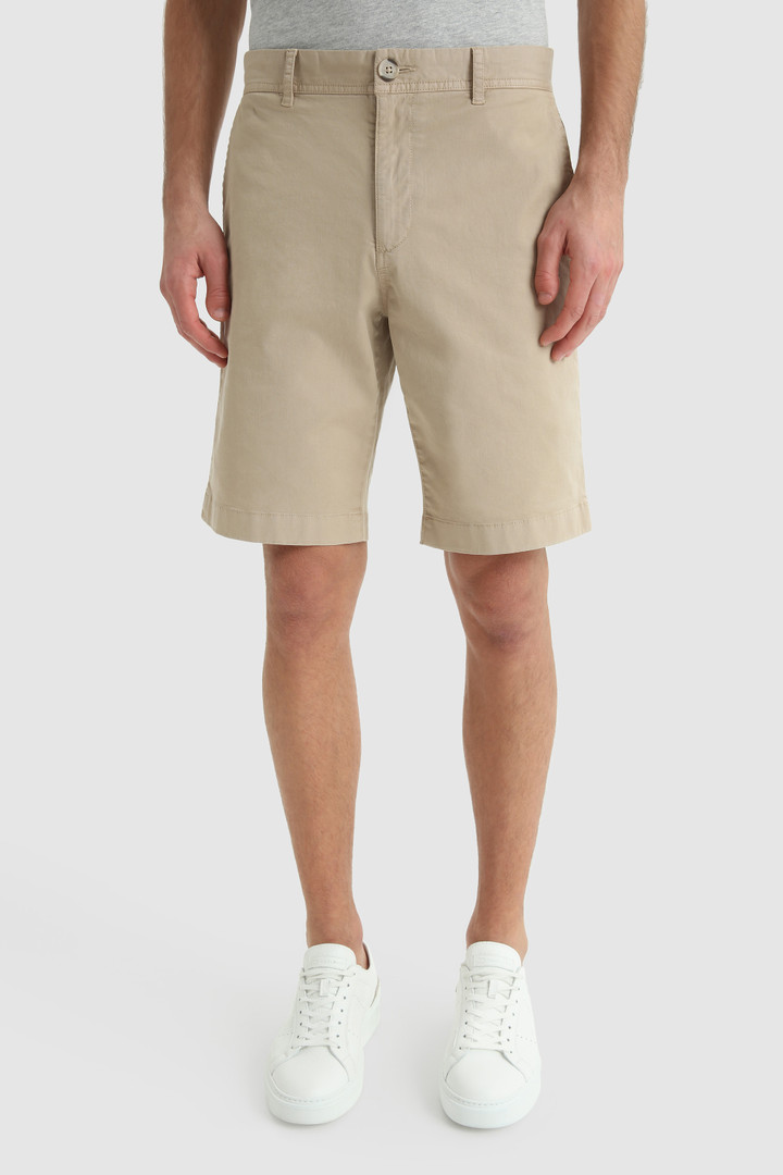 Short chino teint en pièce beige | Woolrich