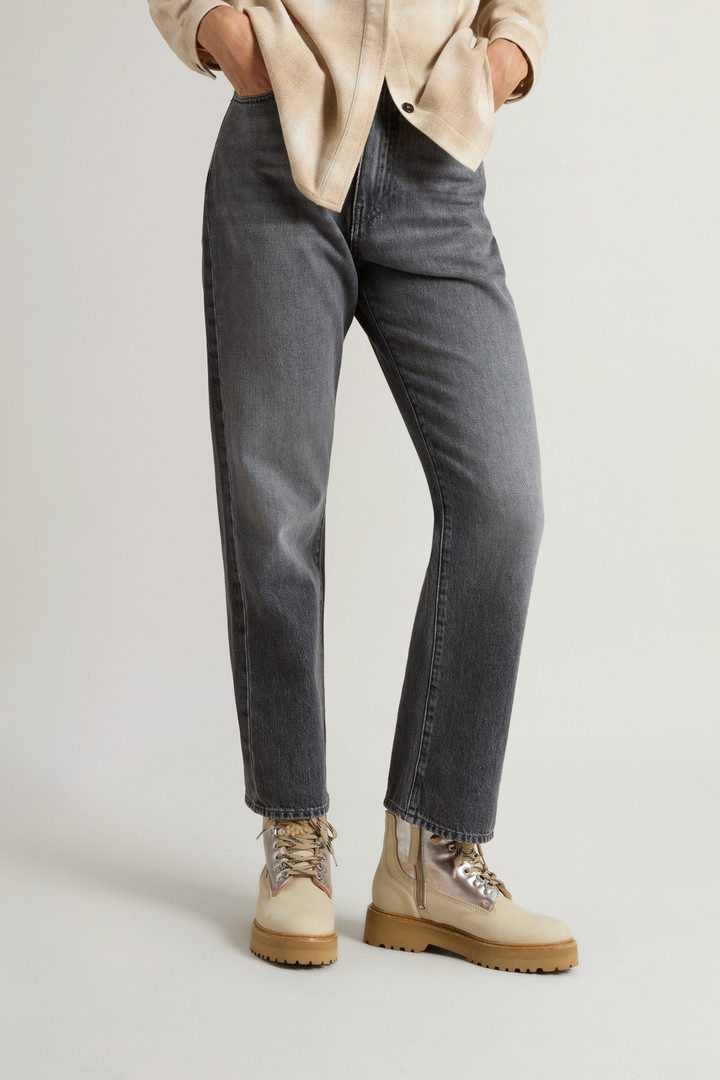 Main Combat Boots in Cowhide and Suede Beige photo 6 | Woolrich
