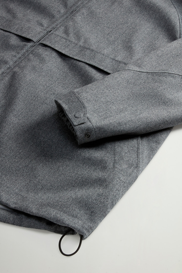 Jacket in Italian Pure Virgin Wool by Todd Snyder Gray photo 3 | Woolrich