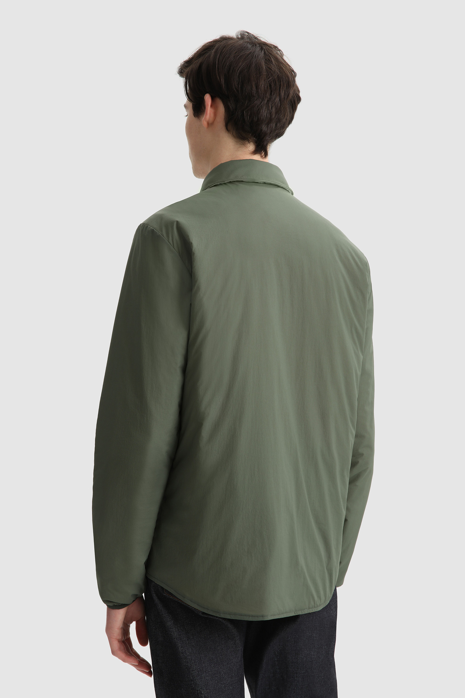 Reversible jacket in Ripstop nylon