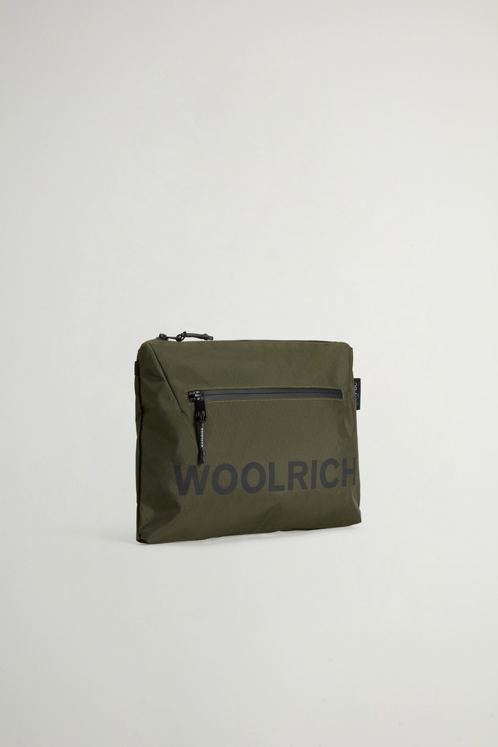 Crossbody Bag with Logo in X-PAC by Todd Snyder Green photo 2 | Woolrich