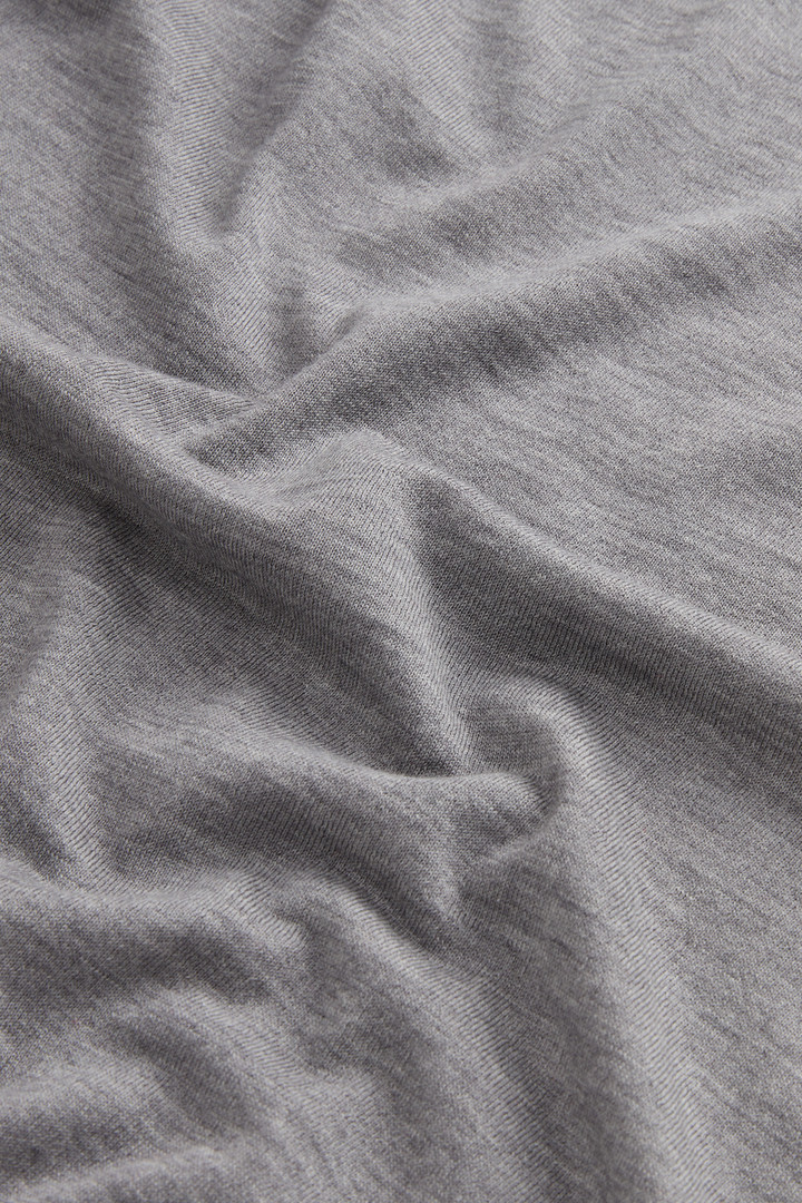 Turtleneck Sweater in Pure Merino Virgin Wool Gray photo 8 | Woolrich