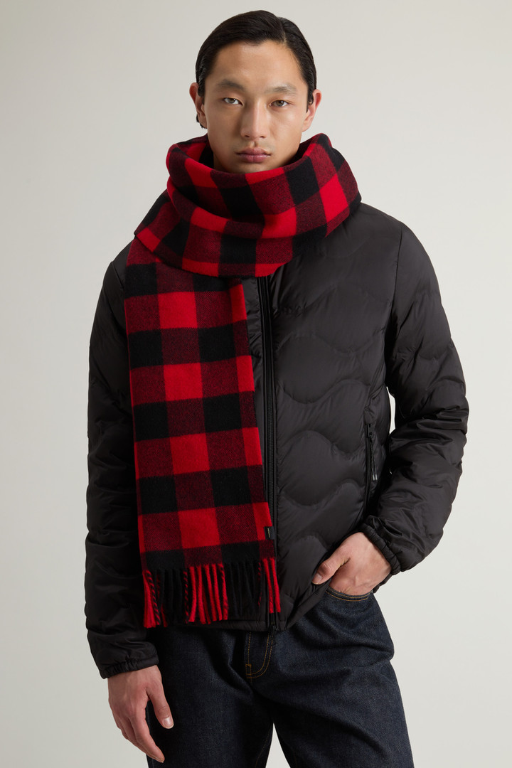 Red check scarf on sale