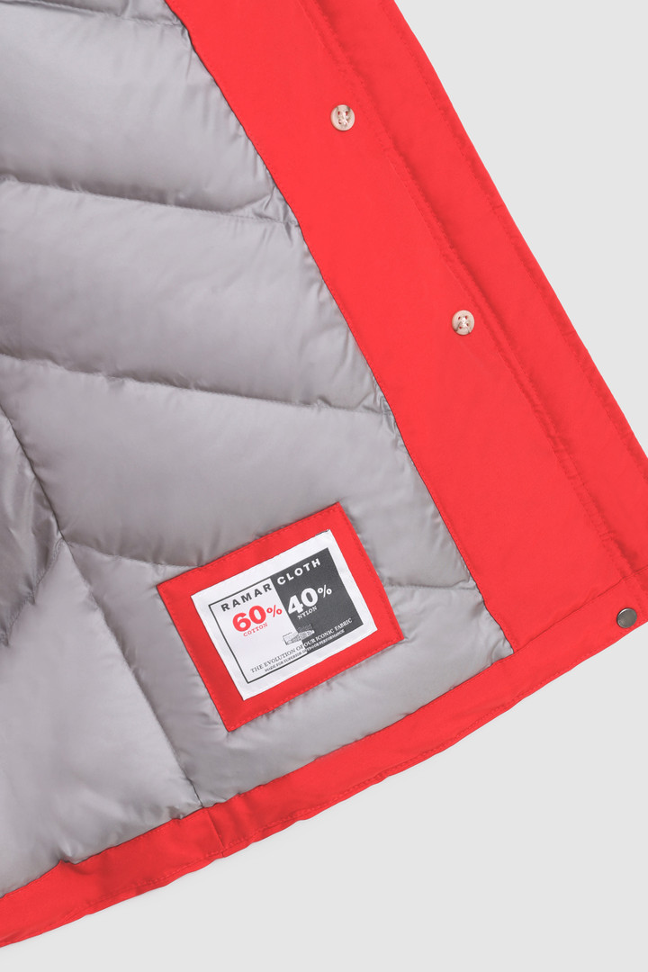 Girl's Arctic Parka with Removable Fur Red photo 6 | Woolrich