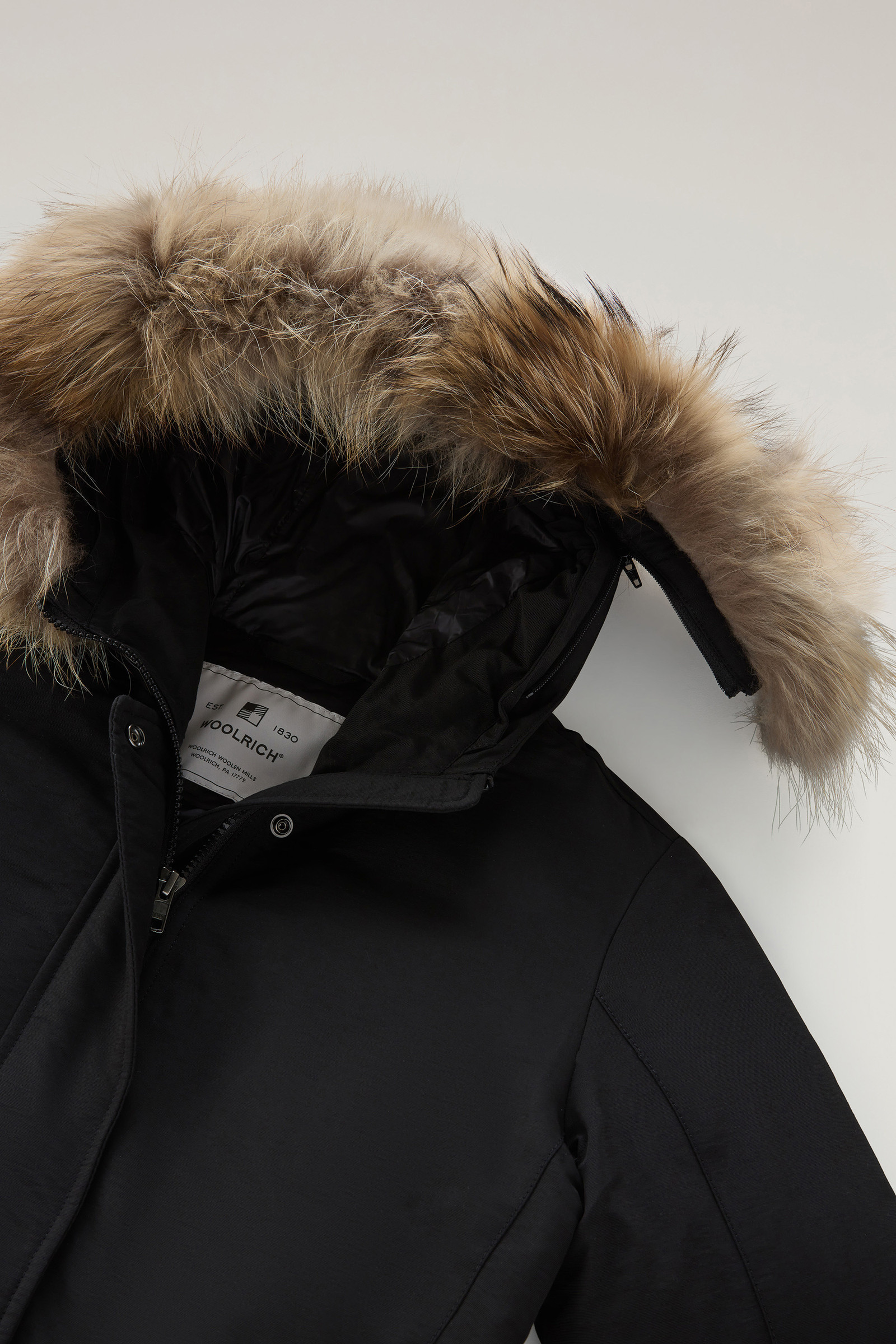 Gleeley Parka aus Ramar Cloth schwarz photo 7 | Woolrich