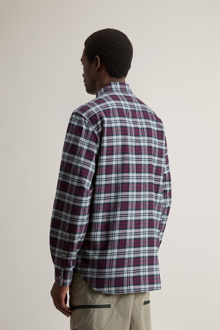 Karoshirt aus leichtem Flanell Grau photo 3 | Woolrich