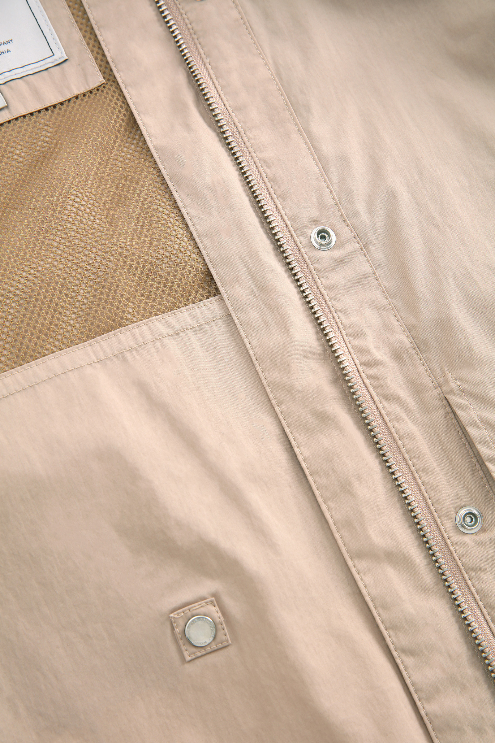 Kendall Jacket in Cotton Nylon Blend Beige photo 12 | Woolrich