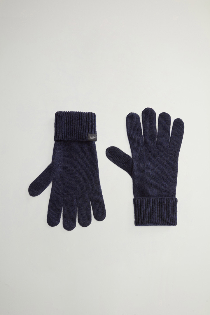 Gloves in Wool Blend Blue photo 2 | Woolrich