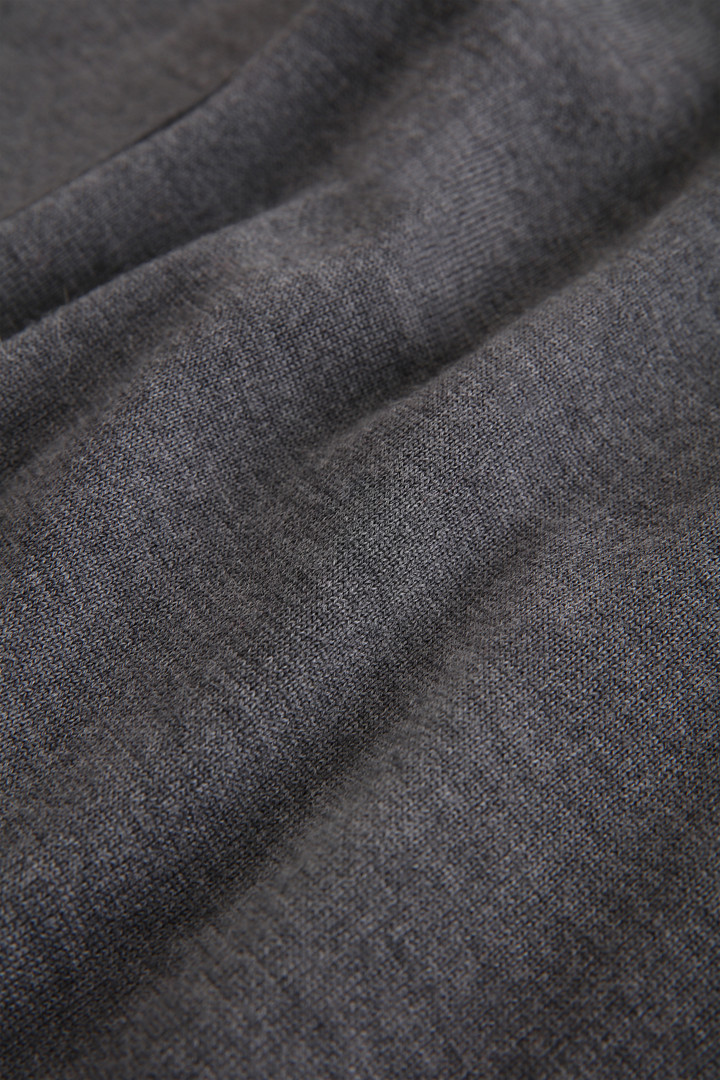 Maglia polo in lana merino extrafine