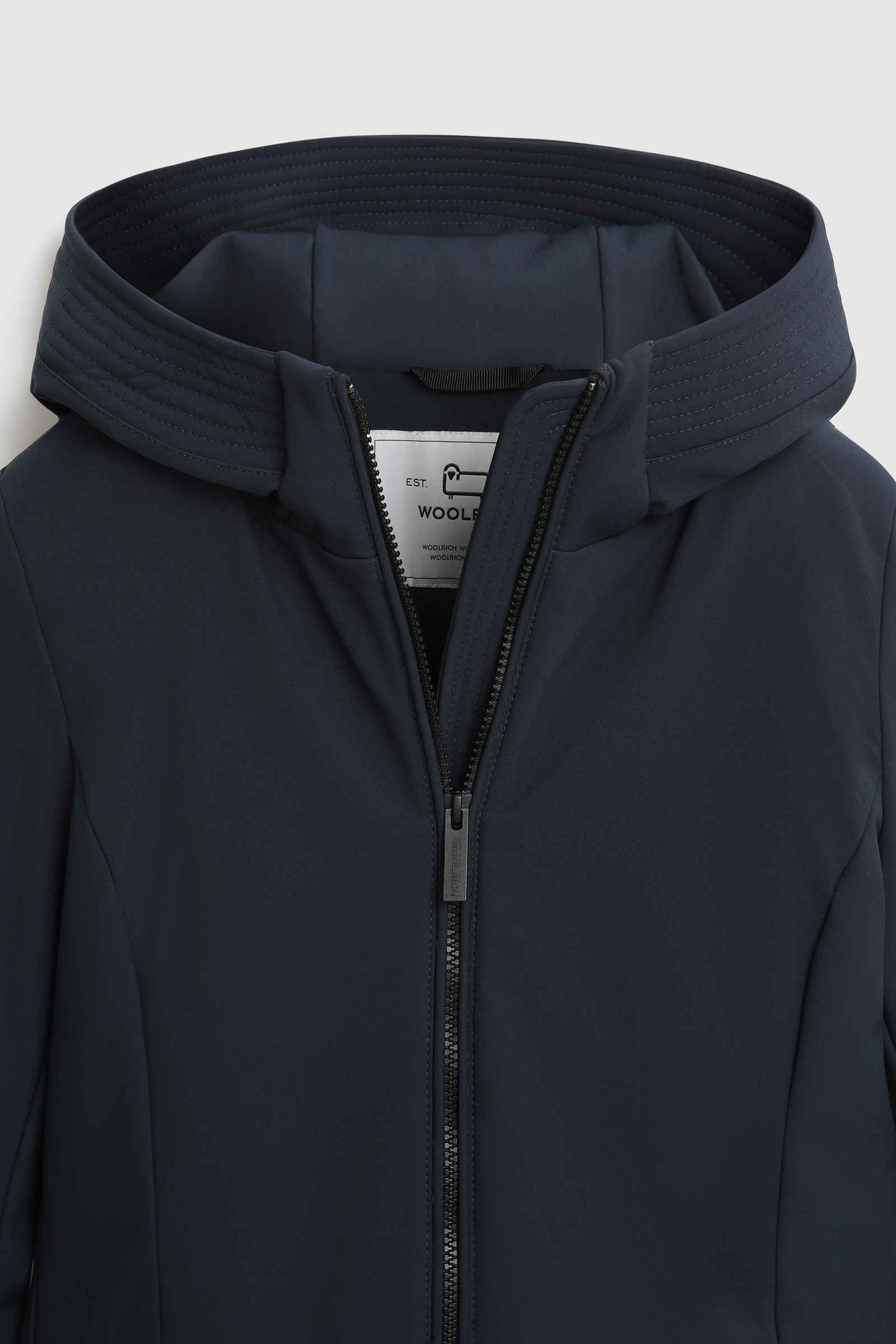 Firth Parka in Soft Shell Blu photo 8 | Woolrich