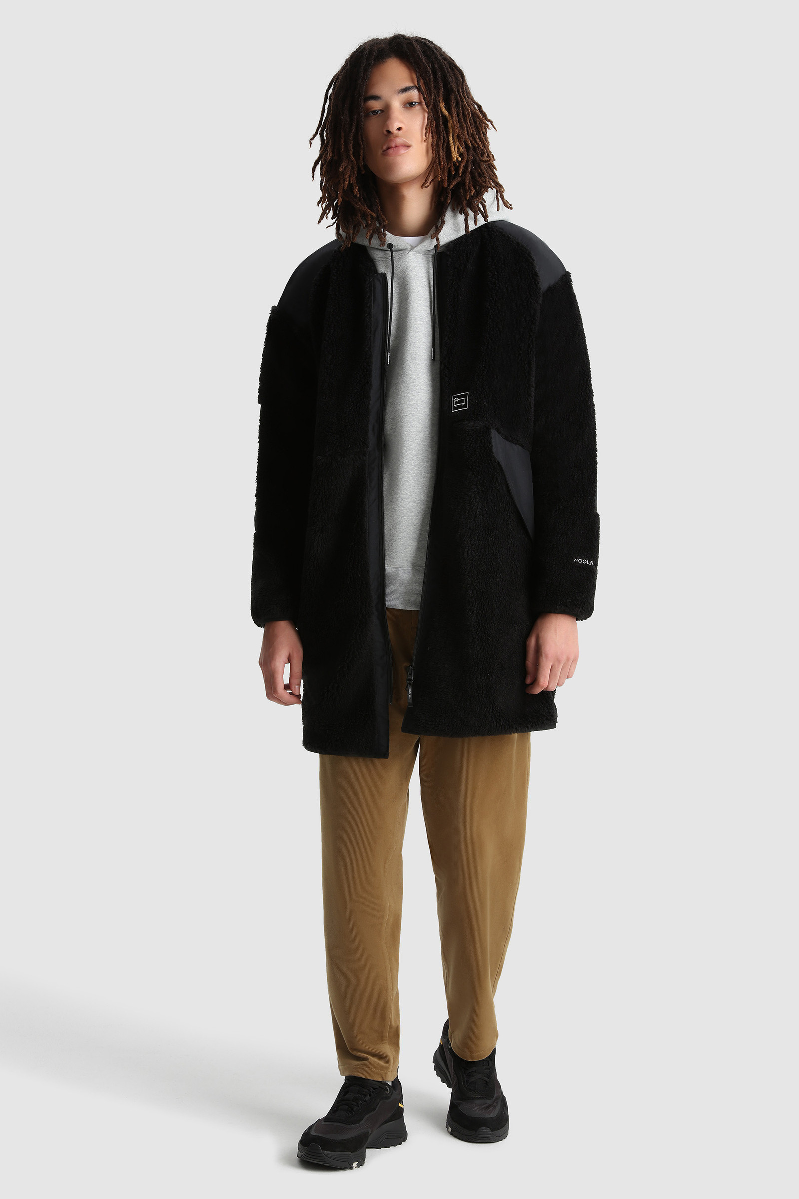 Veste longue Terra en polaire