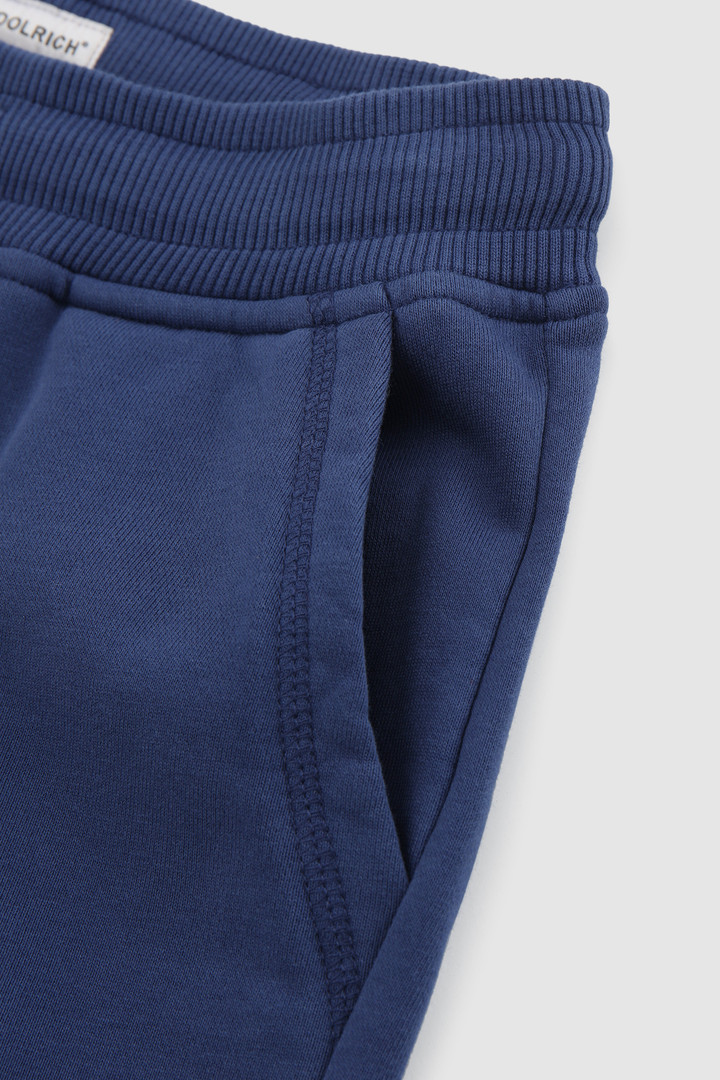 Boy's Organic Cotton Shorts Blue photo 4 | Woolrich