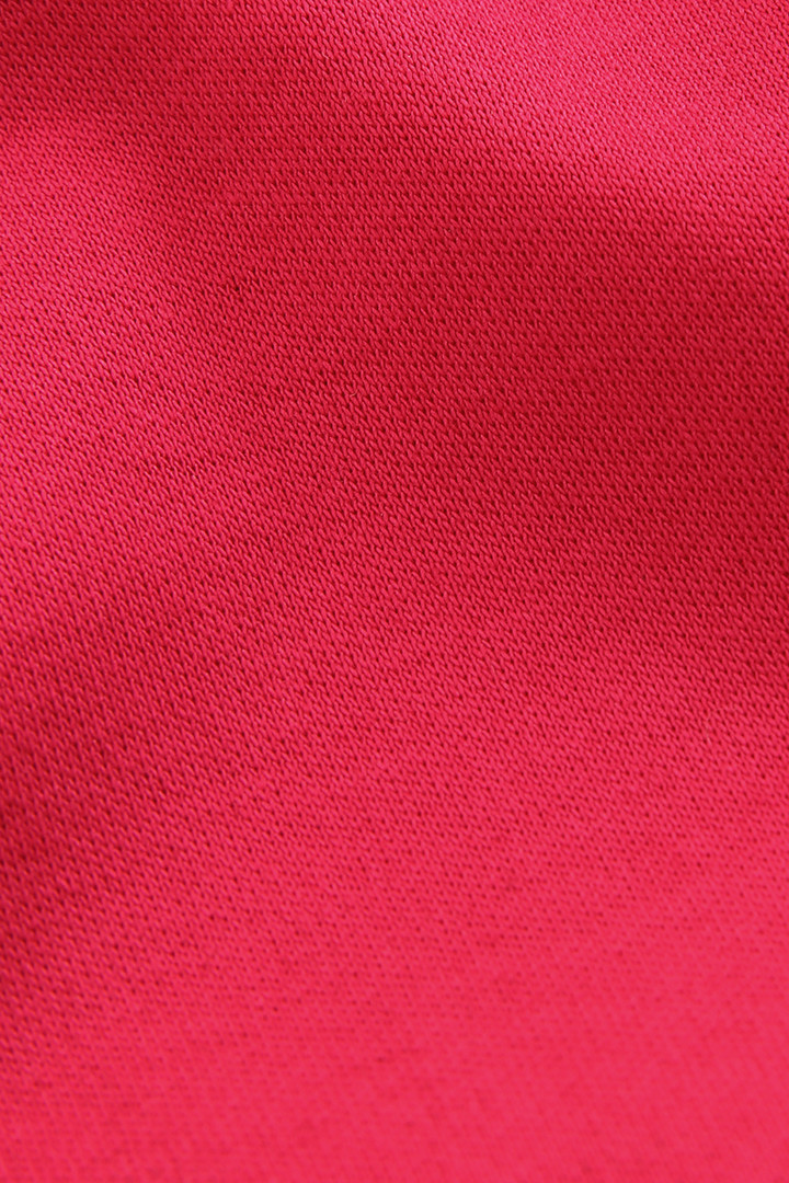 Stretch Cotton T-Shirt with Embossed Vintage Logo Pink photo 7 | Woolrich